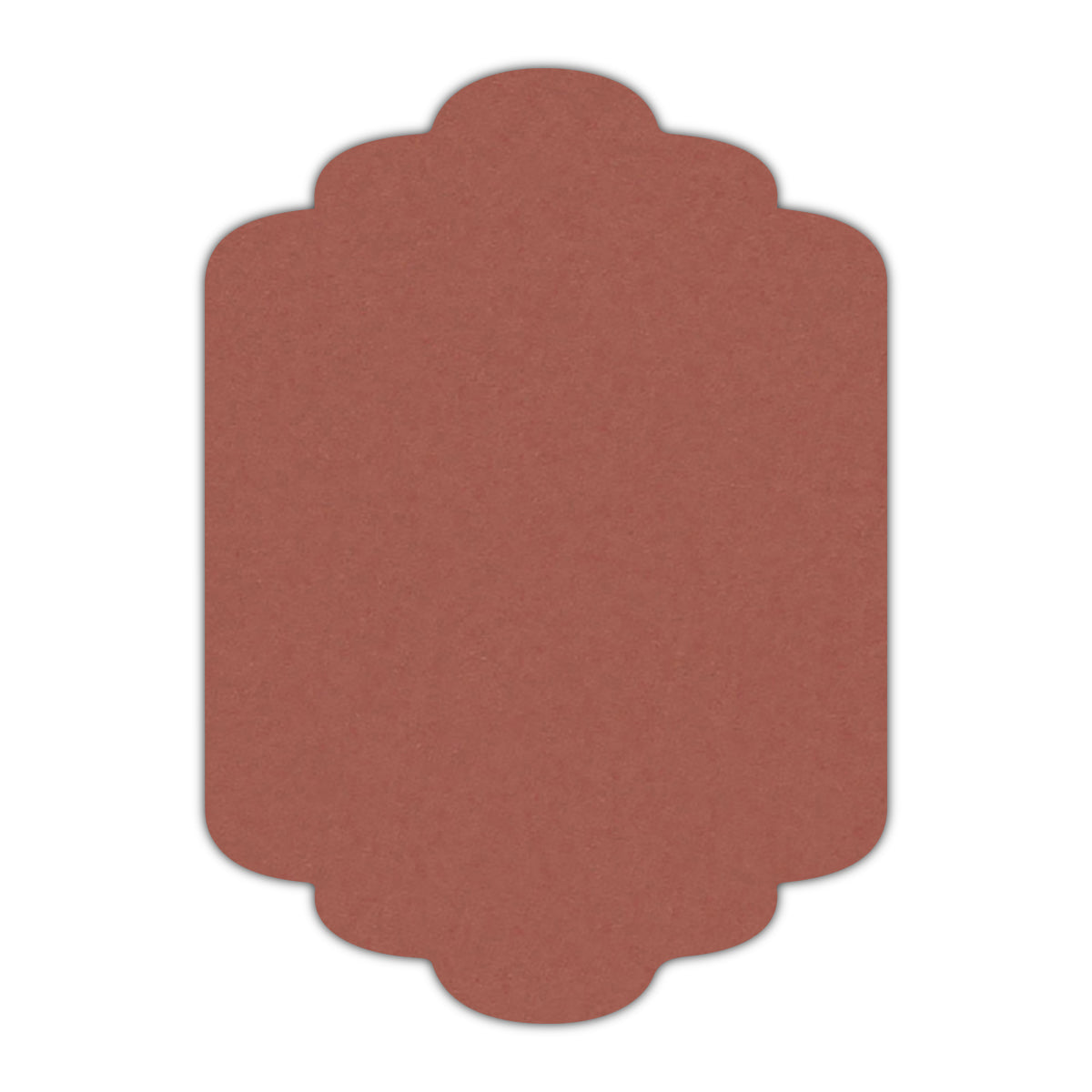 CMYK Print on Rosebud Cardstock | Shape P36 | 6" x 9"
