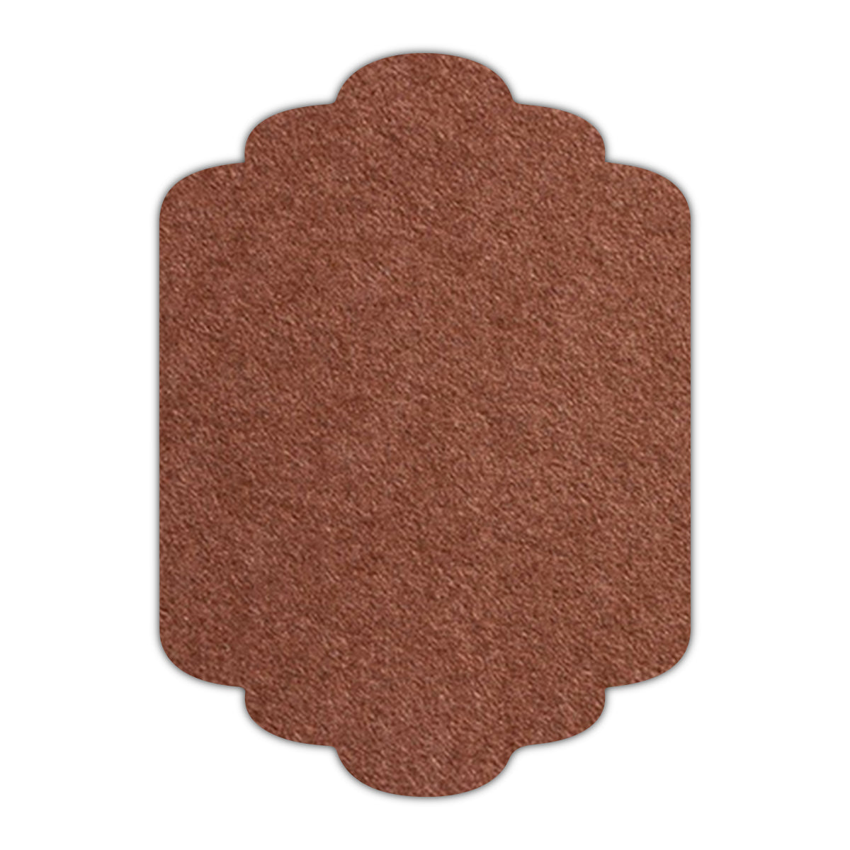 CMYK Print on Sepia Cardstock | Shape P36 | 2.5" x 3.5"