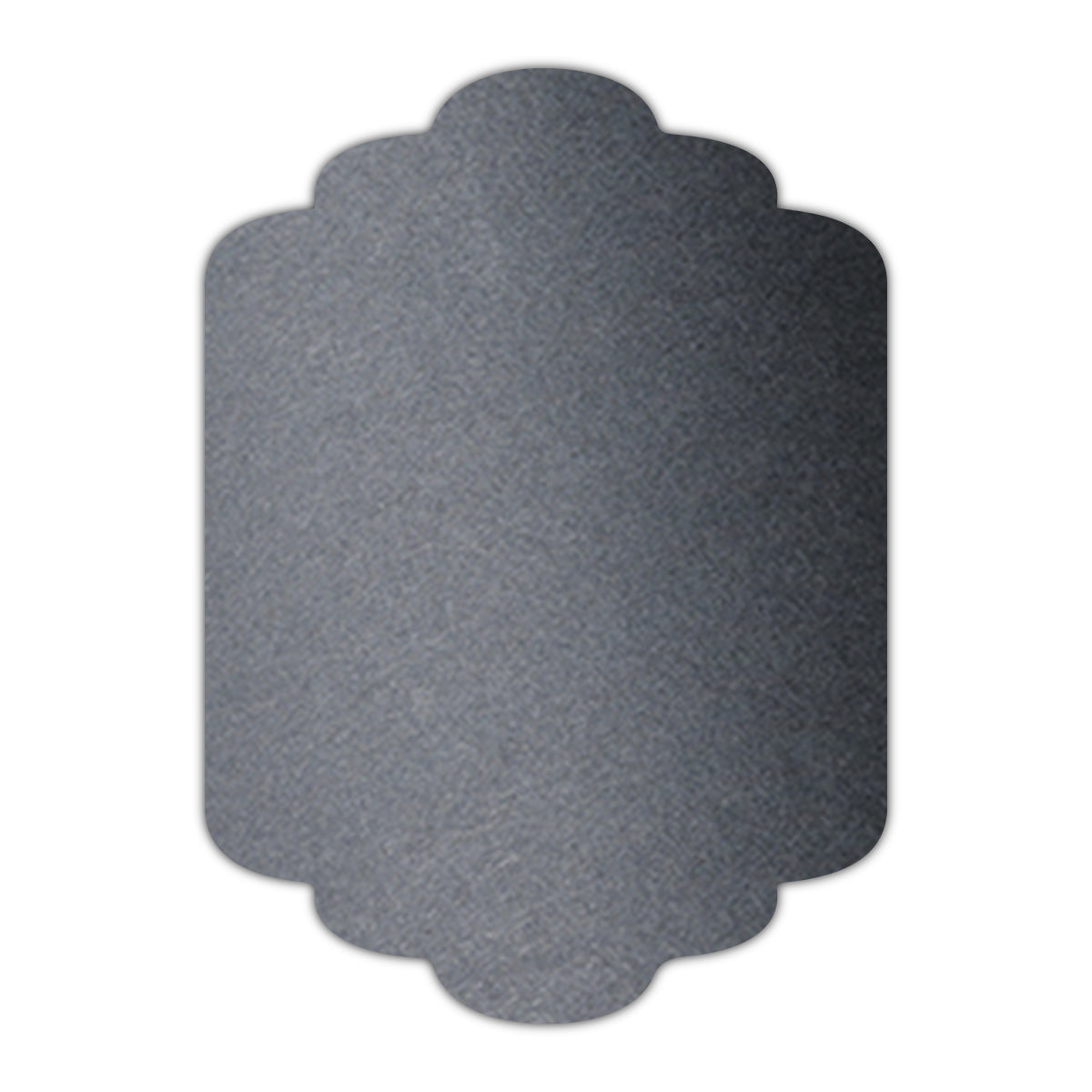 CMYK Print on Slate Cardstock | Shape P36 | 2" x 3"