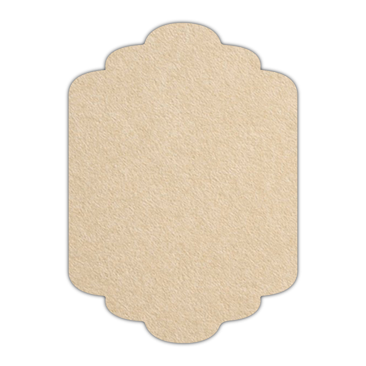 CMYK Print on Wheat Cardstock | Shape P36 | 2" x 3"
