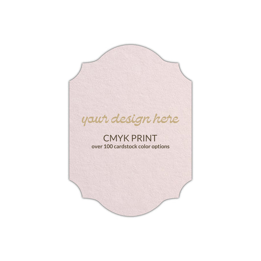 Shape P37 Diecut Card | CMYK Print | 3.5" x 5"