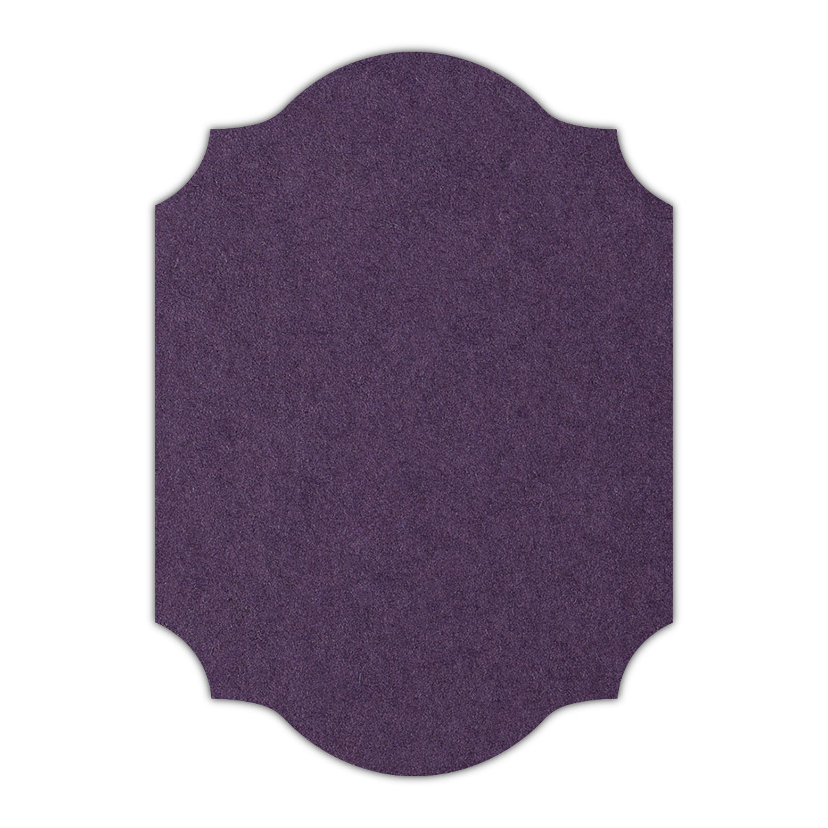 CMYK Print on Amethyst Cardstock | Shape P37 | 3" x 4"