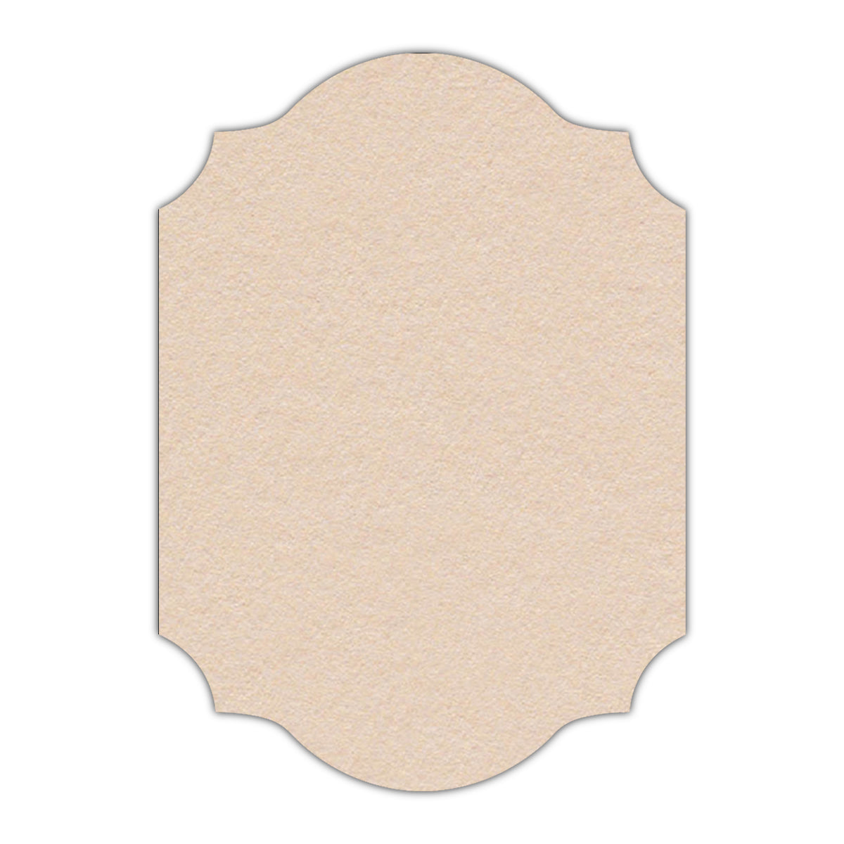 CMYK Print on Biscuit Cardstock | Shape P37 | 5" x 8"