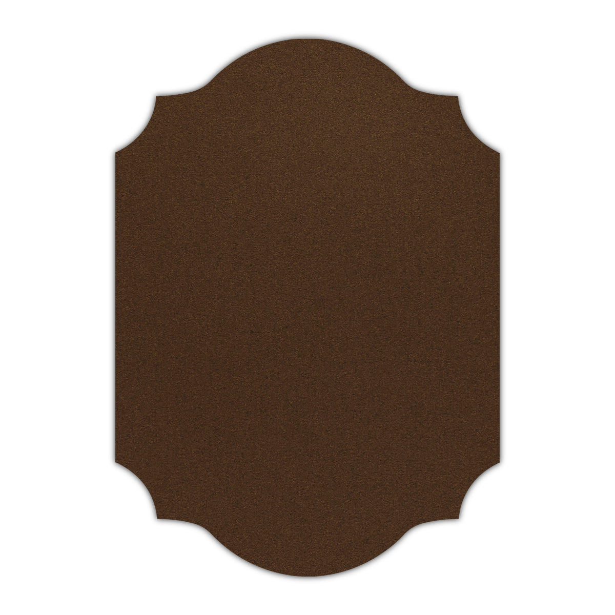 CMYK Print on Shimmer Bronze Cardstock | Shape P37 | 8" x 10"