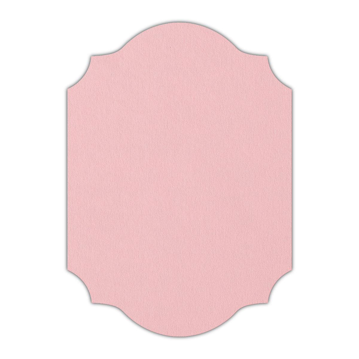 CMYK Print on Candy Pink Cardstock | Shape P37 | 11" x 14"