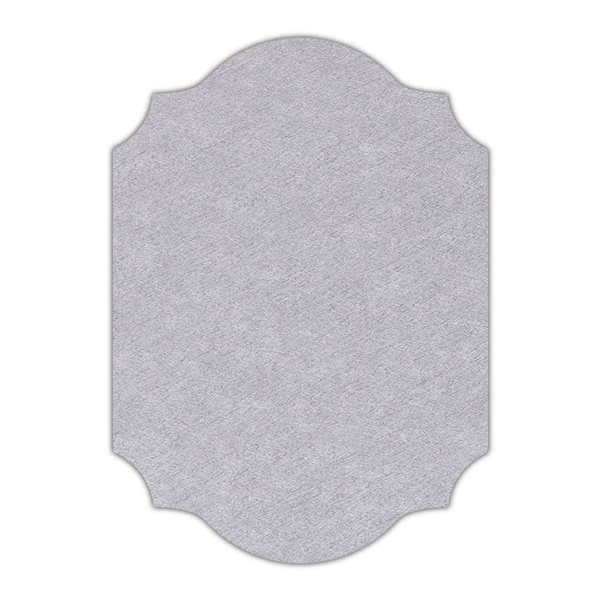 CMYK Print on Cool Grey Cardstock | Shape P37 | 5" x 8"