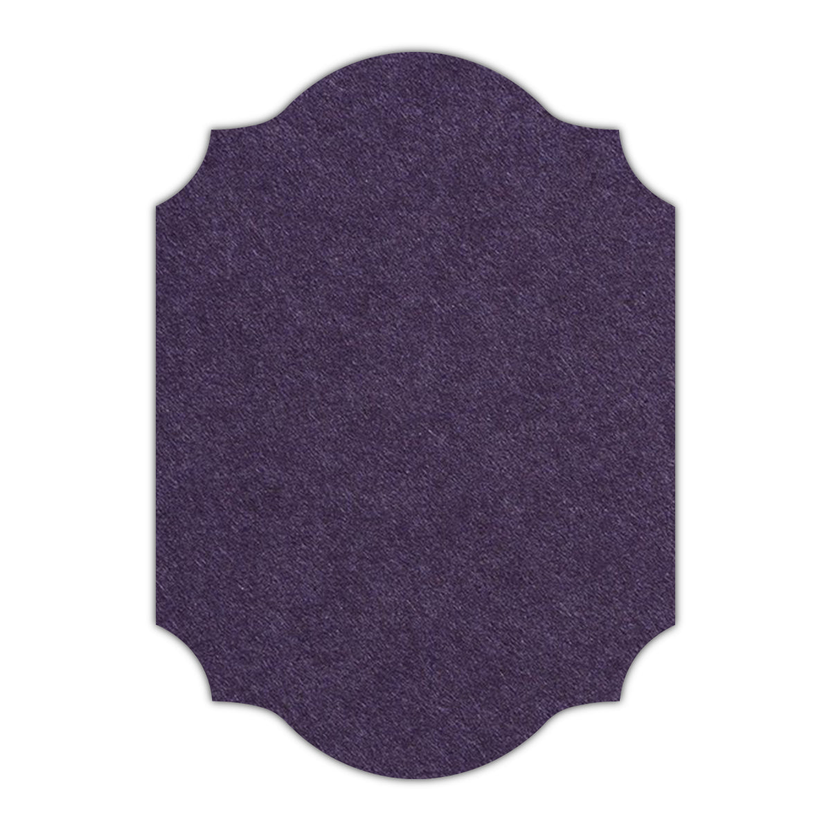 CMYK Print on Grape Cardstock | Shape P37 | 2" x 3.5"