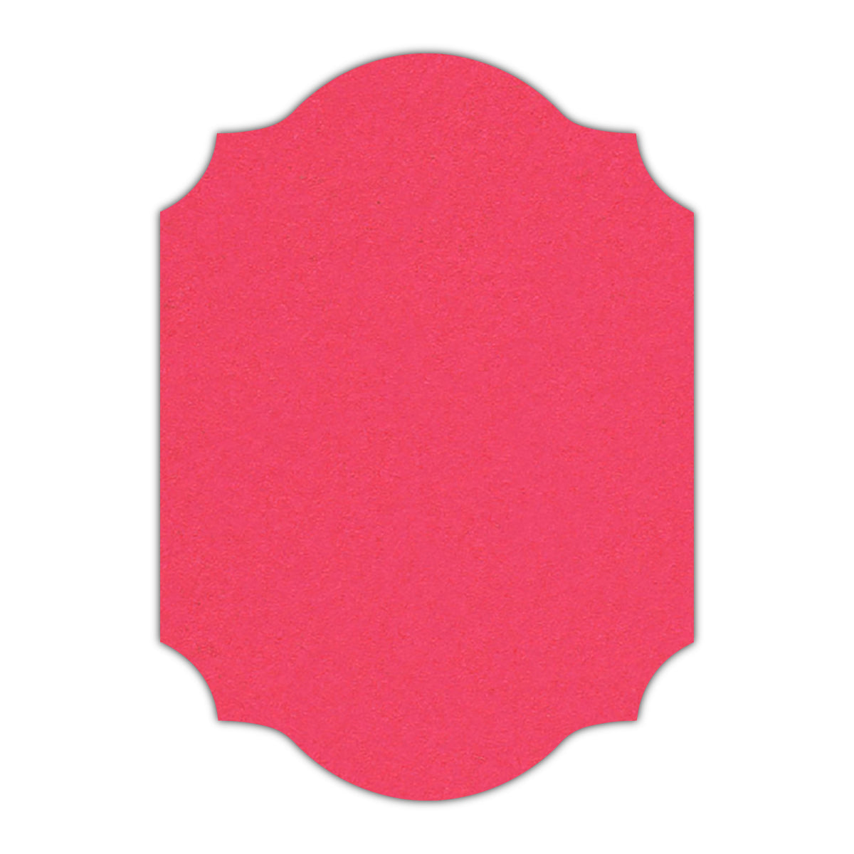 CMYK Print on Lipstick Cardstock | Shape P37 | 2" x 3.5"