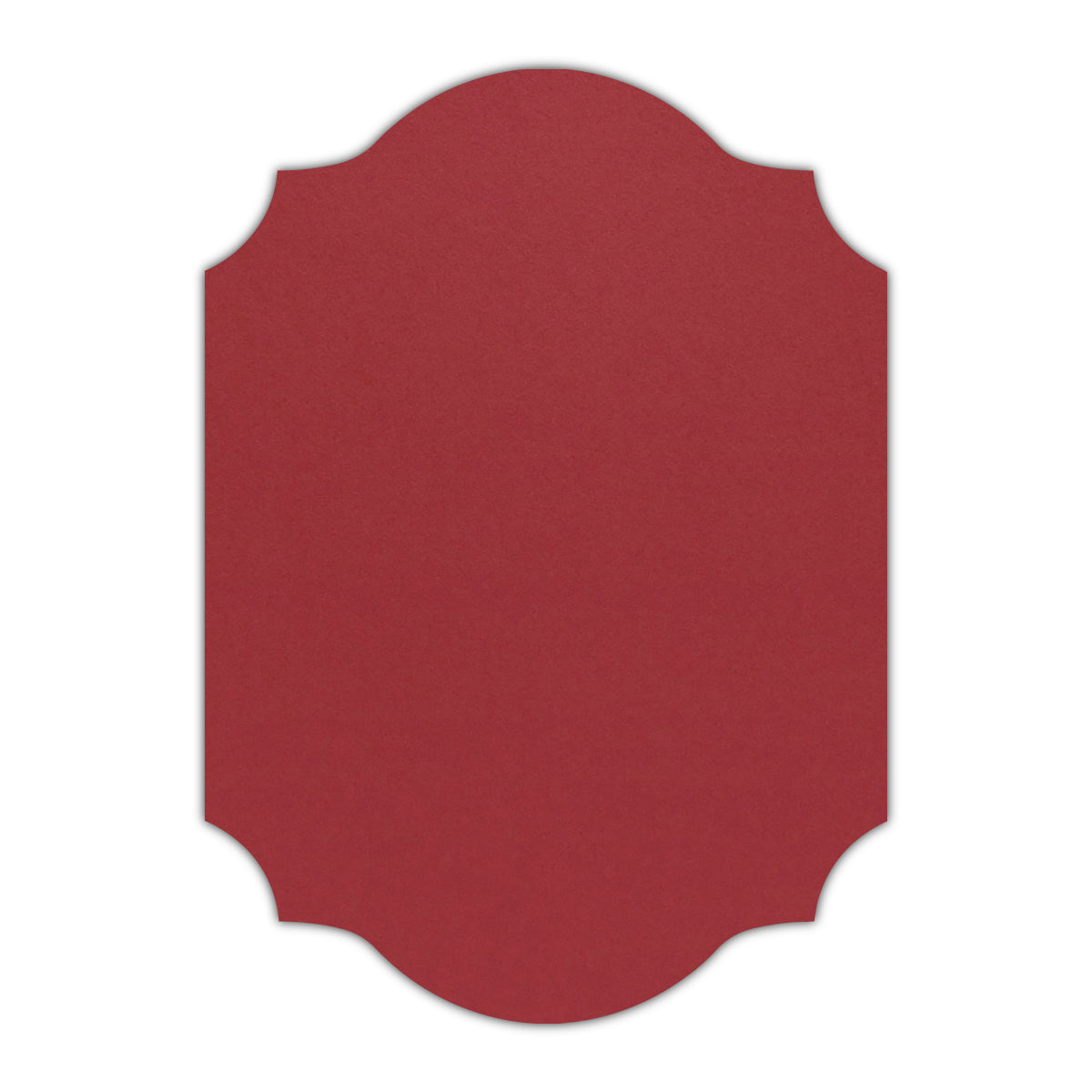 CMYK Print on Shimmer Mars Cardstock | Shape P37 | 3" x 5"