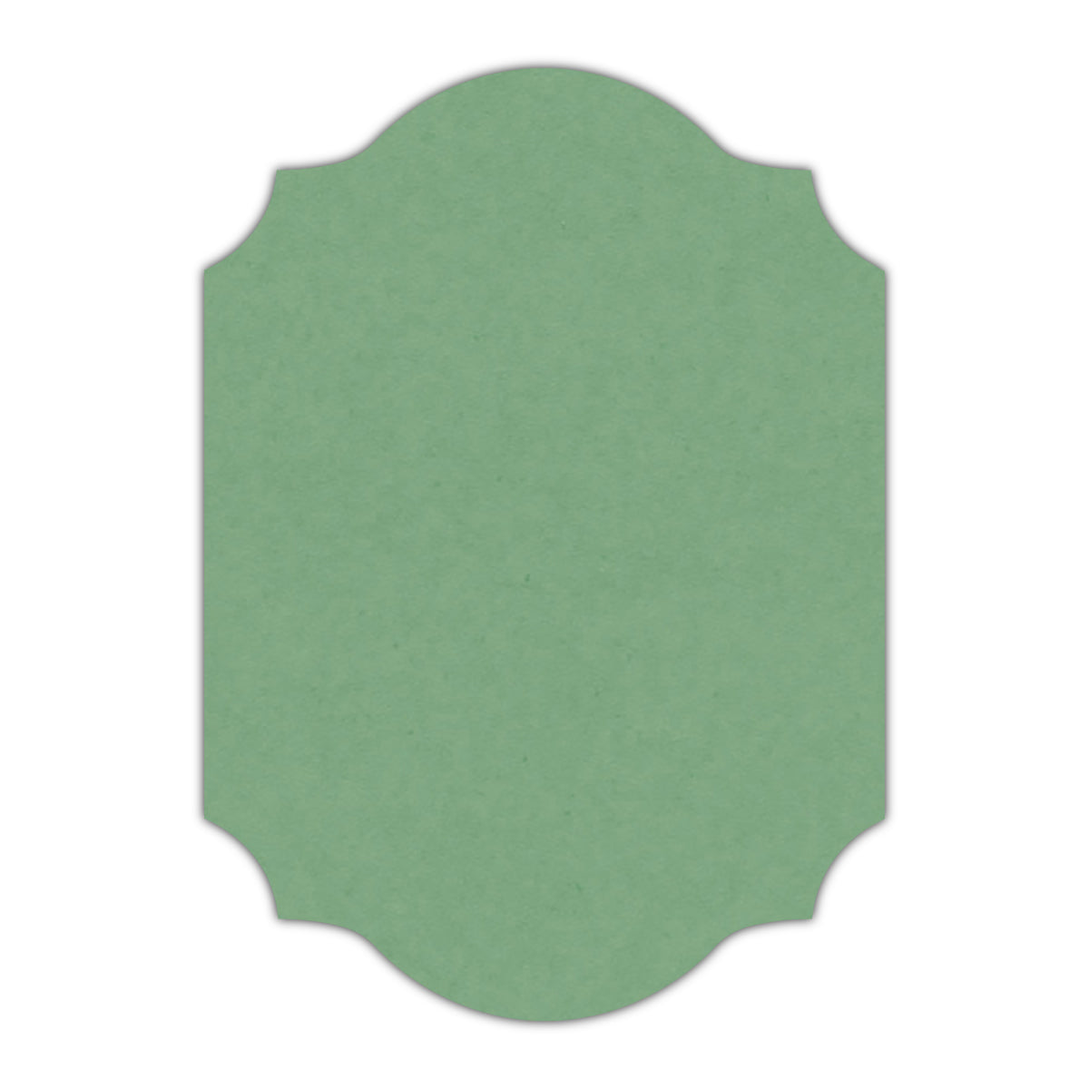 CMYK Print on Matcha Tea Cardstock | Shape P37 | 11" x 14"