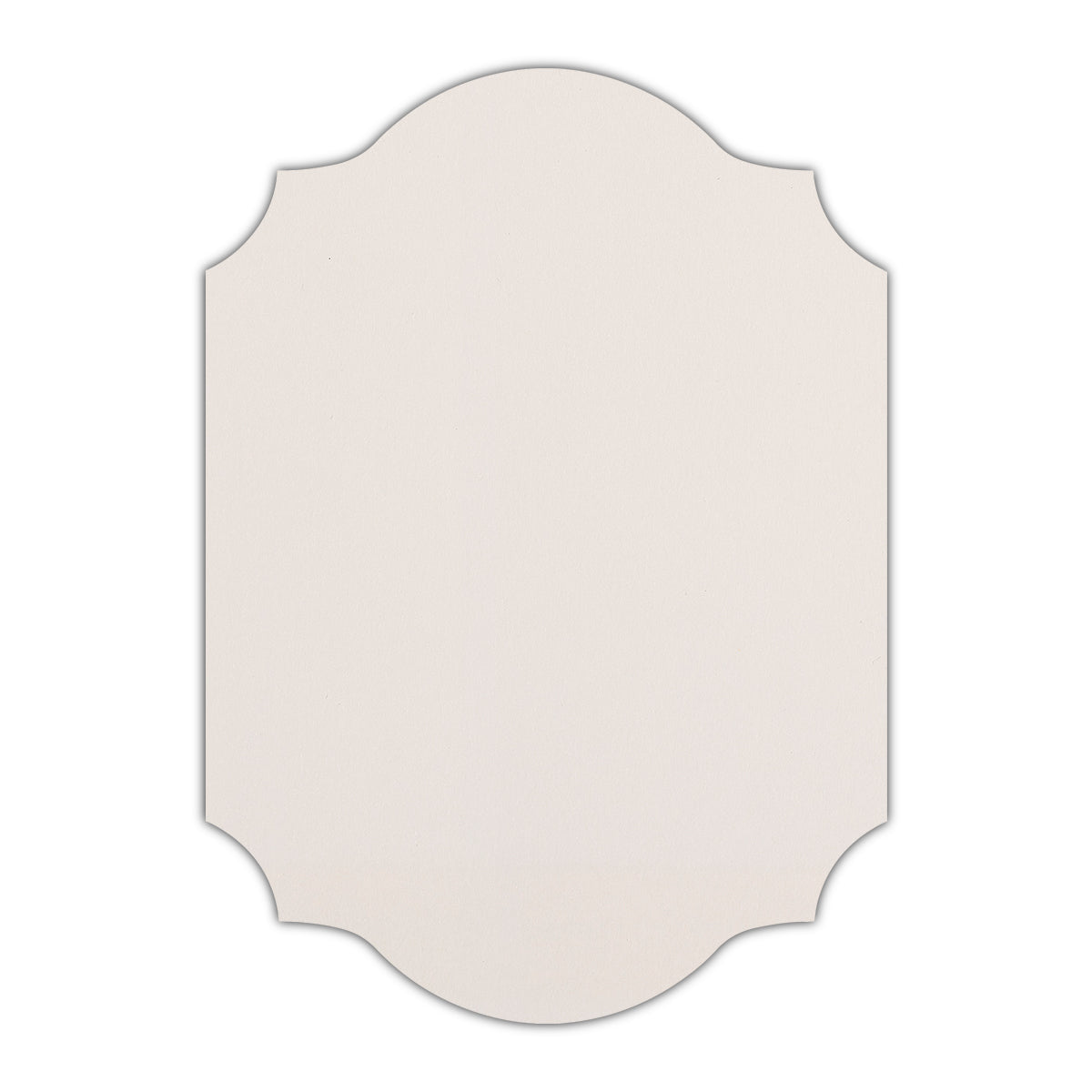 CMYK Print on Natural Cardstock | Shape P37 | 3" x 4"