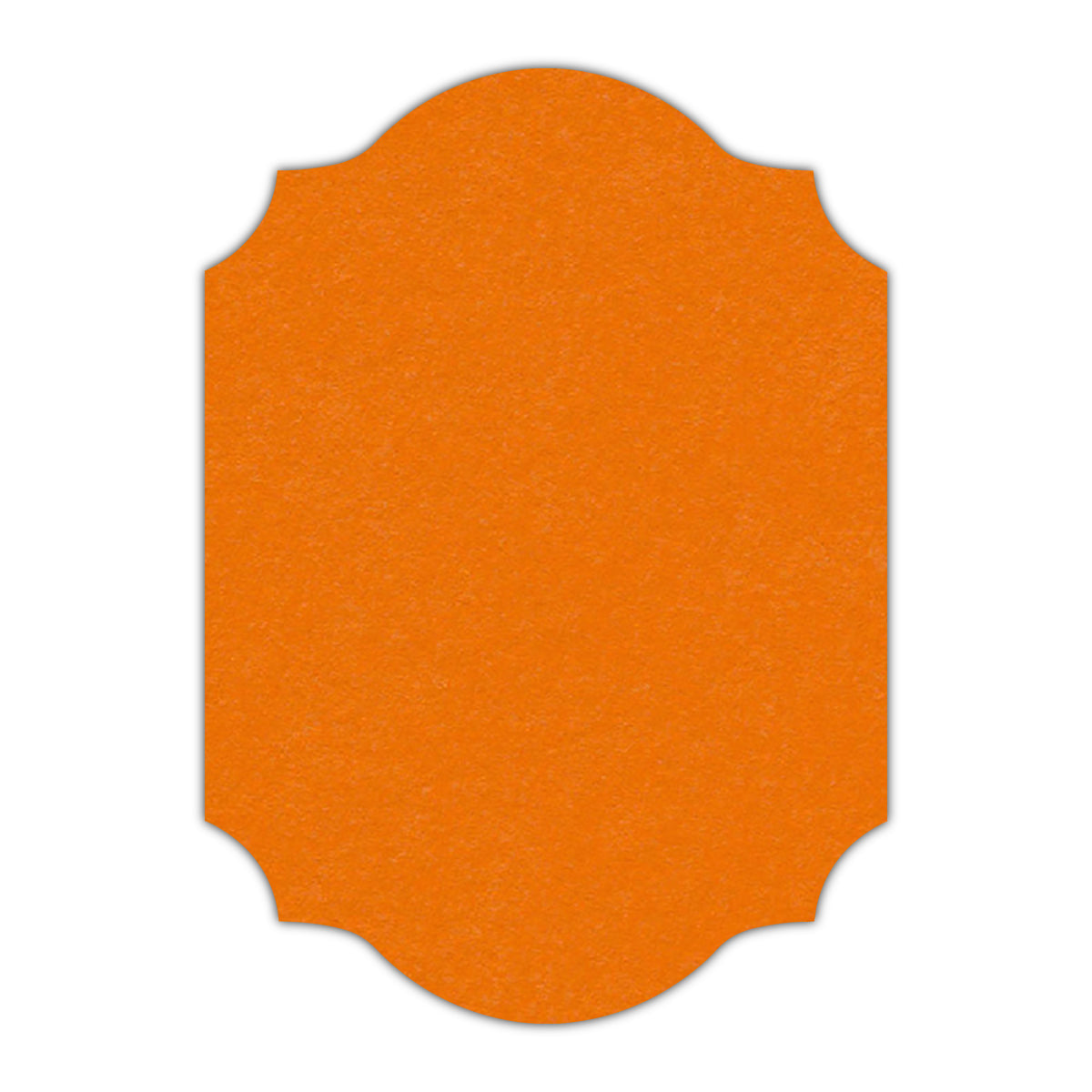 CMYK Print on Pumpkin Cardstock | Shape P37 | 3.5" x 5"