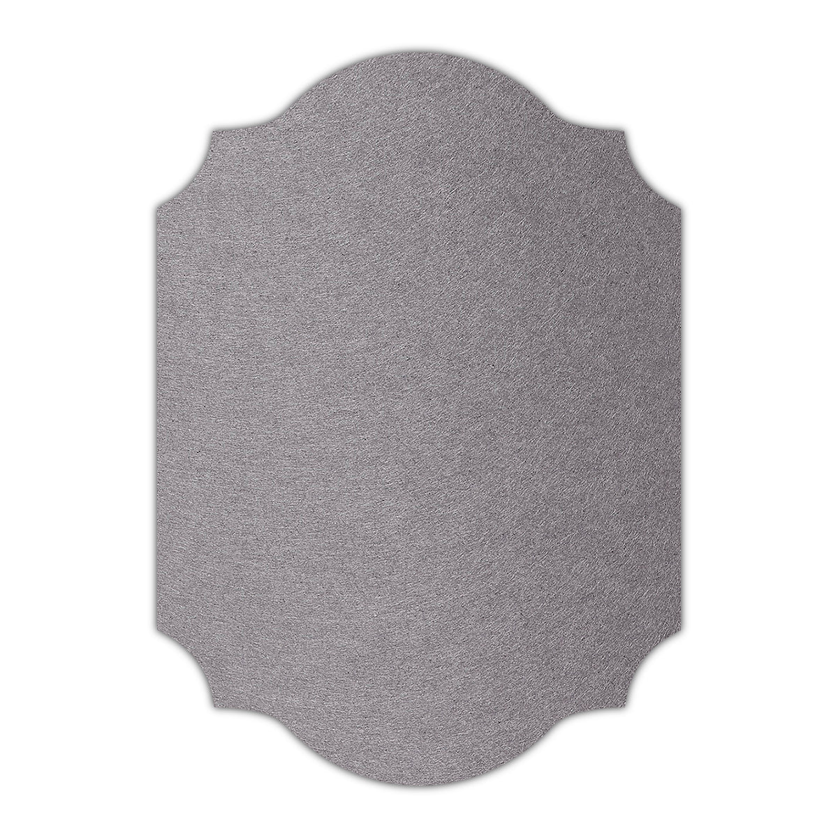 CMYK Print on Smoke Cardstock | Shape P37 | 3" x 5"