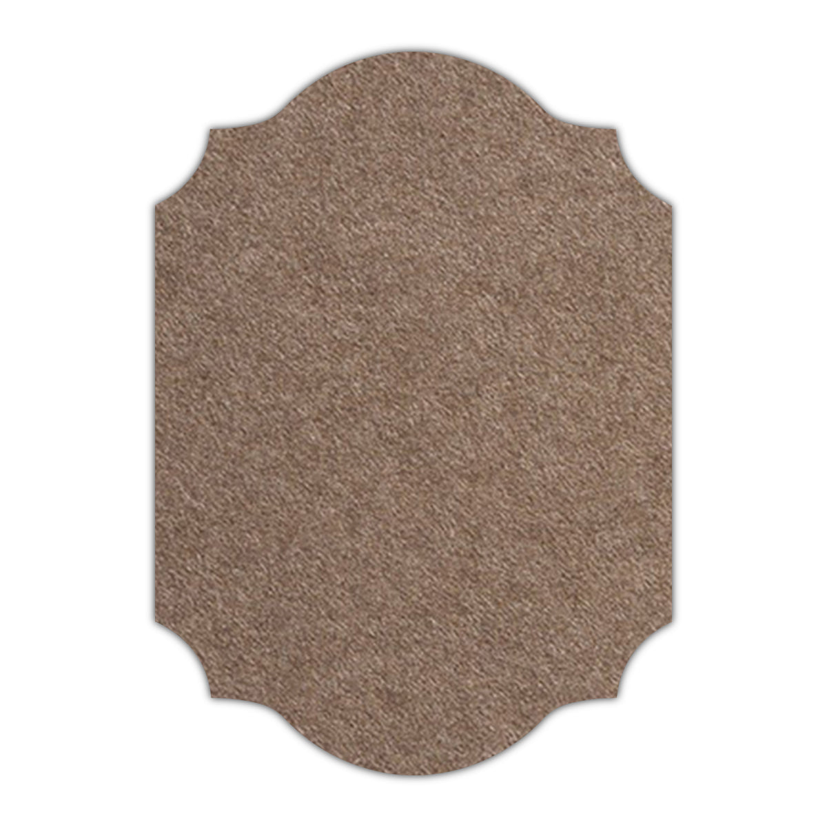 CMYK Print on Walnut Cardstock | Shape P37 | 2" x 3"