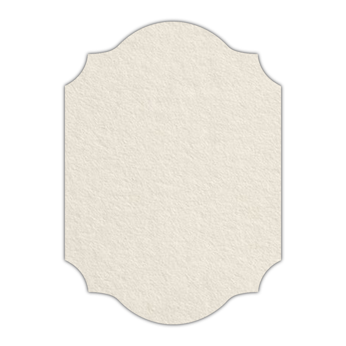 CMYK Print on *Signature Cream Cardstock | Shape P37 | 2" x 3"