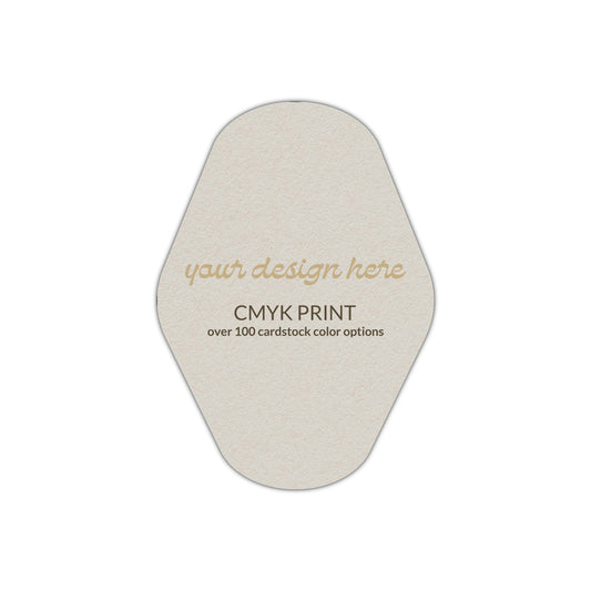 Shape P38 Diecut Card | CMYK Print | 3.5" x 5"
