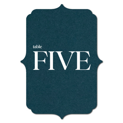 Individually Personalized Wedding Prints on Diecut Cardstock - Shape P38