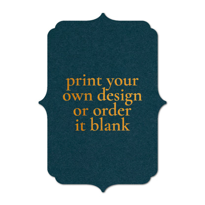 Custom Wedding Prints on Diecut Shaped Cardstock | Shape P38
