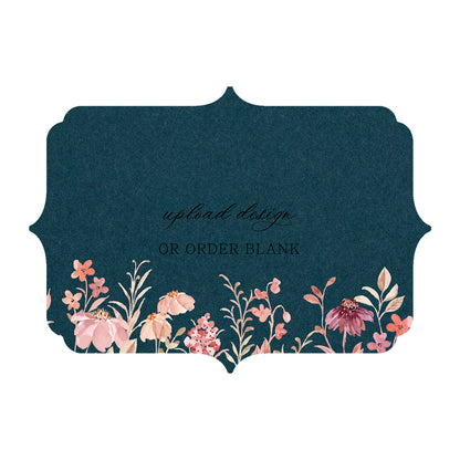 Custom Wedding Prints on Diecut Shaped Cardstock | Shape P38
