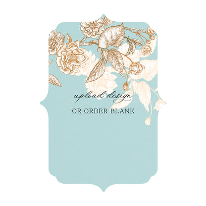 Custom Wedding Prints on Diecut Shaped Cardstock | Shape P38