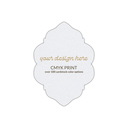 Shape P39 Diecut Card | CMYK Print | 3.5" x 5"