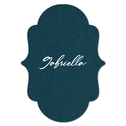 Individually Personalized Wedding Prints on Diecut Cardstock - Shape P3