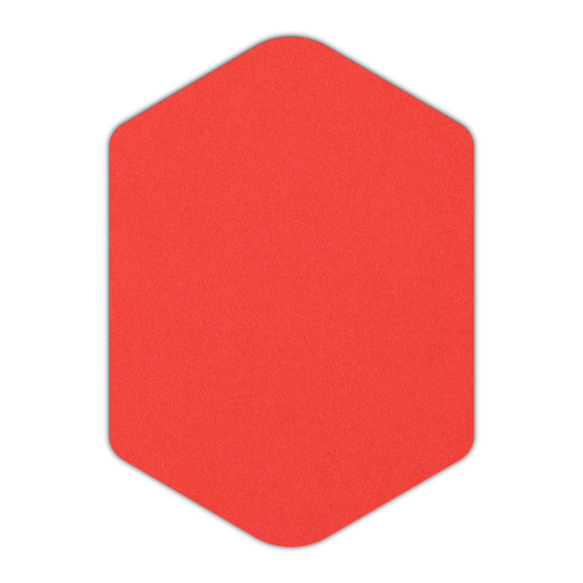 CMYK Print on Bright Red Cardstock | Shape P3 | 4.25" x 5.5"