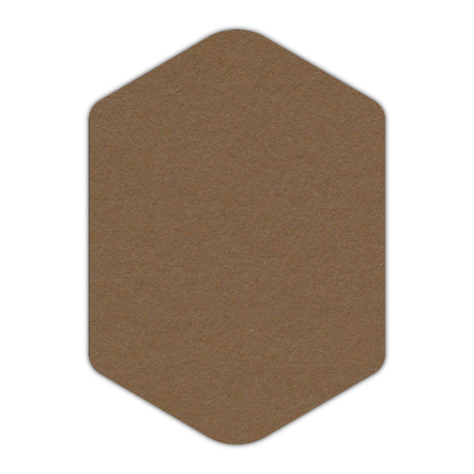 CMYK Print on Cappuccino Cardstock | Shape P3 | 11" x 14"