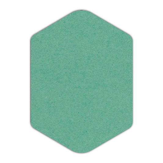 CMYK Print on Caribbean Blue Cardstock | Shape P3 | 11" x 14"