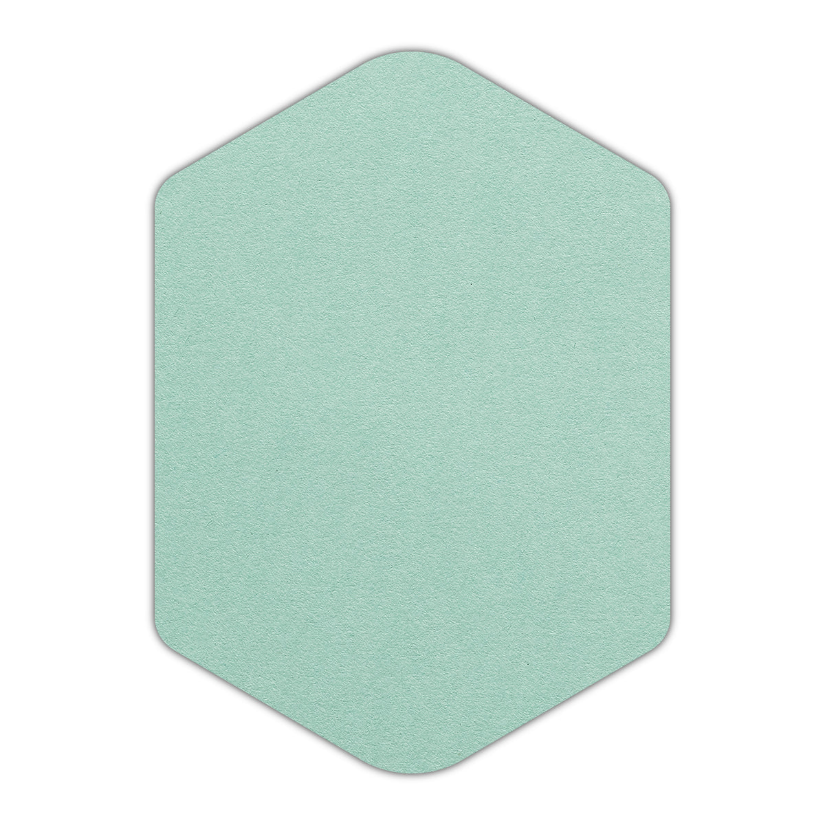 CMYK Print on Park Green Cardstock | Shape P3 | 2" x 3"