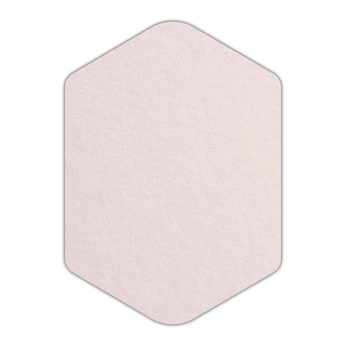CMYK Print on Powder Pink Cardstock | Shape P3 | 5" x 8"