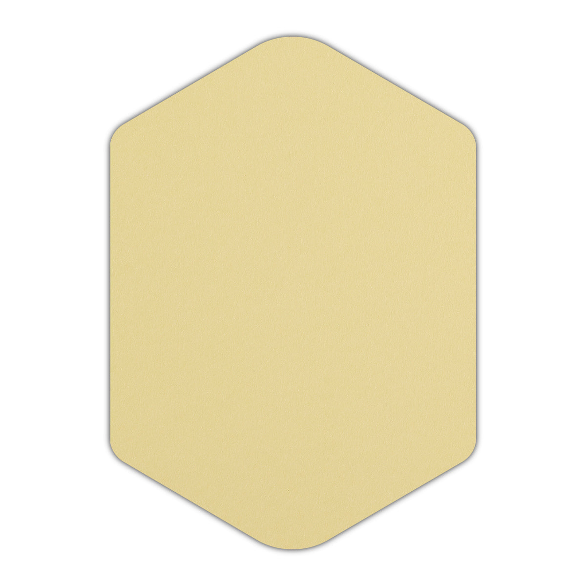 CMYK Print on Sorbet Yellow Cardstock | Shape P3 | 8" x 10"