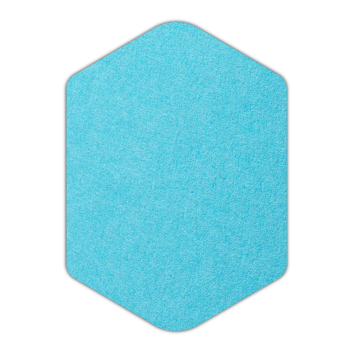 CMYK Print on Turquoise Cardstock | Shape P3 | 2" x 3"