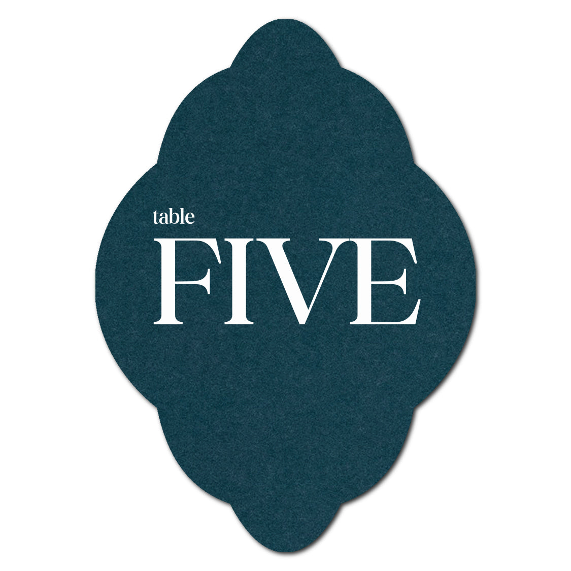 Individually Personalized Wedding Prints on Diecut Cardstock - Shape P40