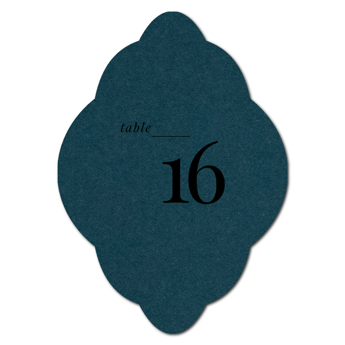 Individually Personalized Wedding Prints on Diecut Cardstock - Shape P40