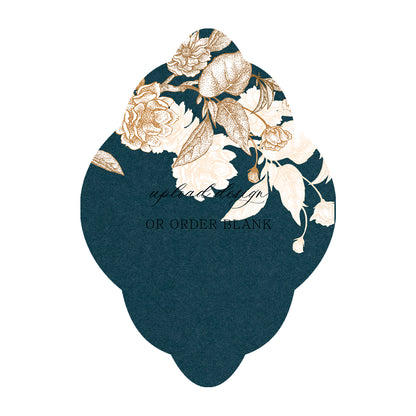 Custom Wedding Prints on Diecut Shaped Cardstock | Shape P40