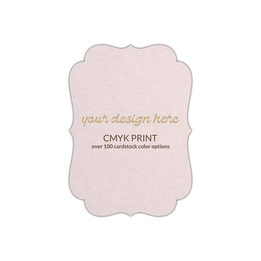 Shape P41 Diecut Card | CMYK Print | 2" x 3.5"