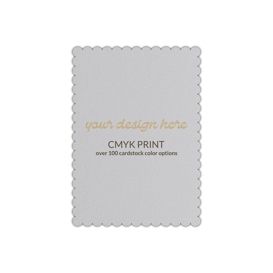 Shape P45 Diecut Card | CMYK Print | 2" x 3.5"