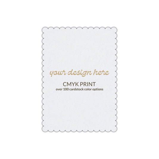 Shape P45 Diecut Card | CMYK Print | 3.5" x 5"