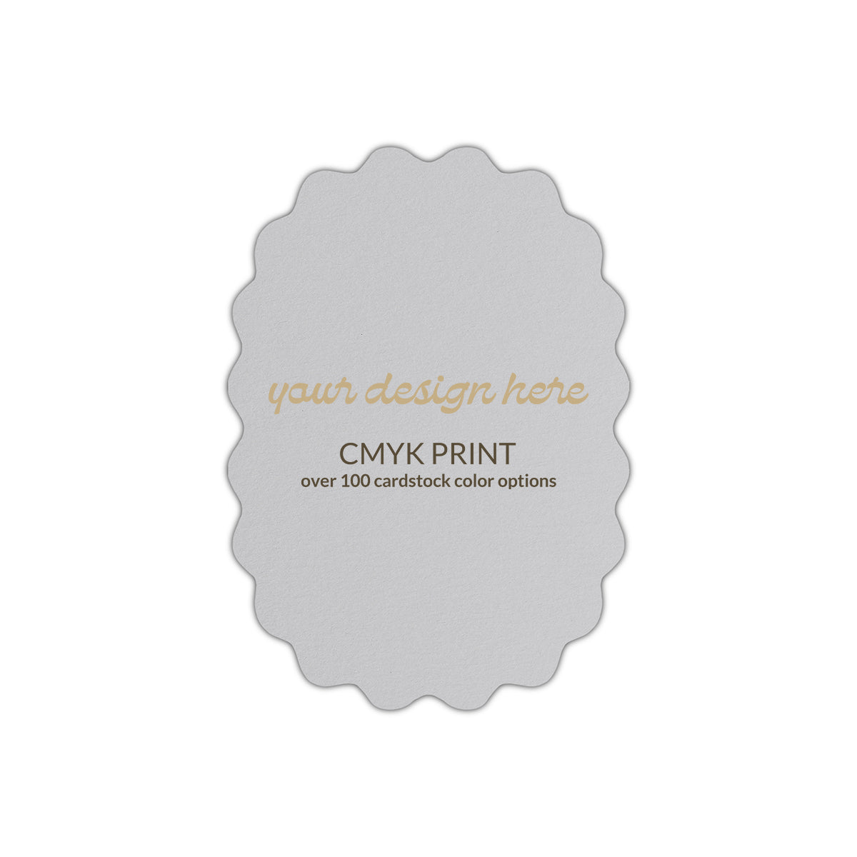 Shape P46 Diecut Card | CMYK Print | 5.5" x 8.5"