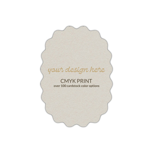Shape P46 Diecut Card | CMYK Print | 5" x 7"