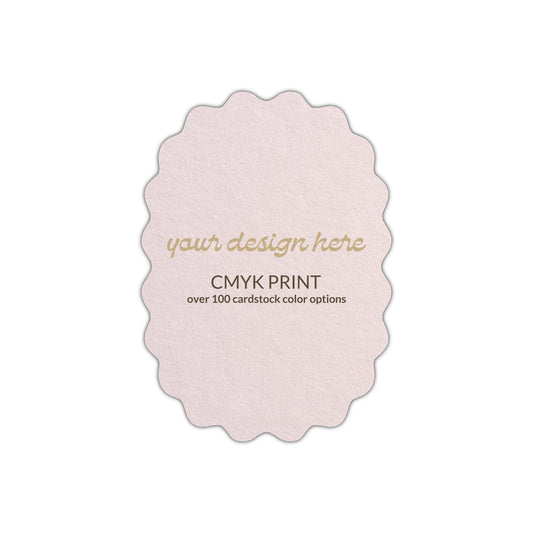 Shape P46 Diecut Card | CMYK Print | 2" x 3.5"