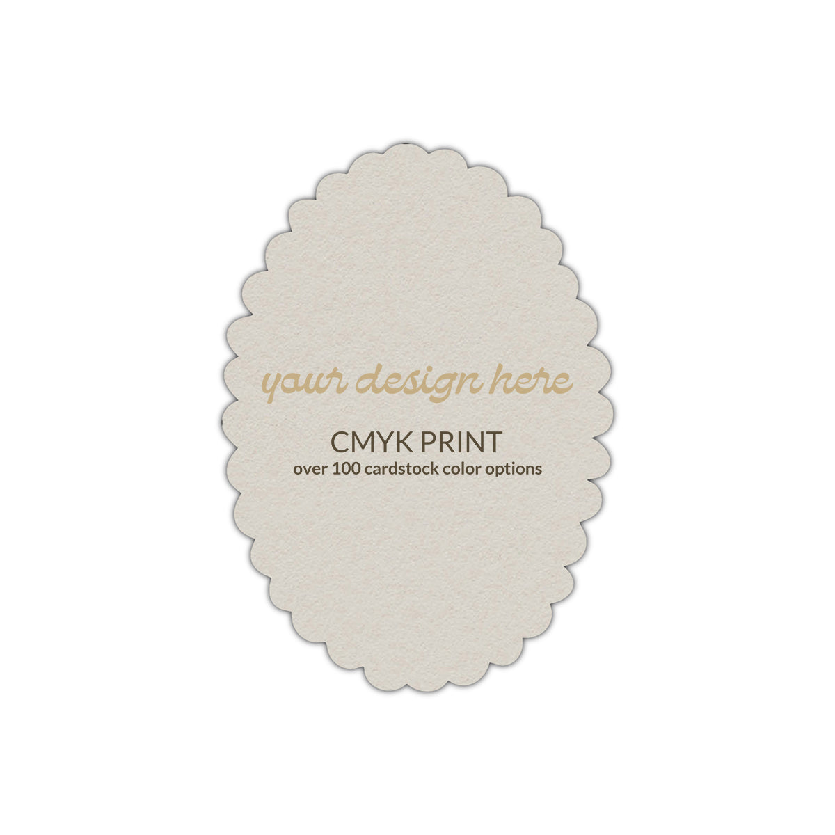 Shape P48 Diecut Card | CMYK Print | 5.5" x 8.5"