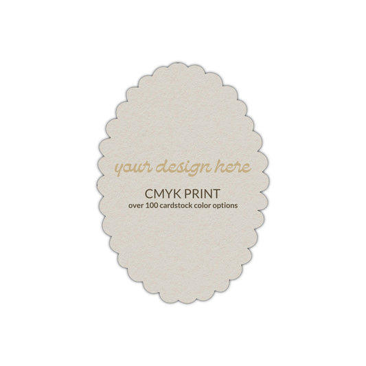 Shape P48 Diecut Card | CMYK Print | 3.5" x 5"
