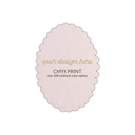 Shape P48 Diecut Card | CMYK Print | 3" x 5"