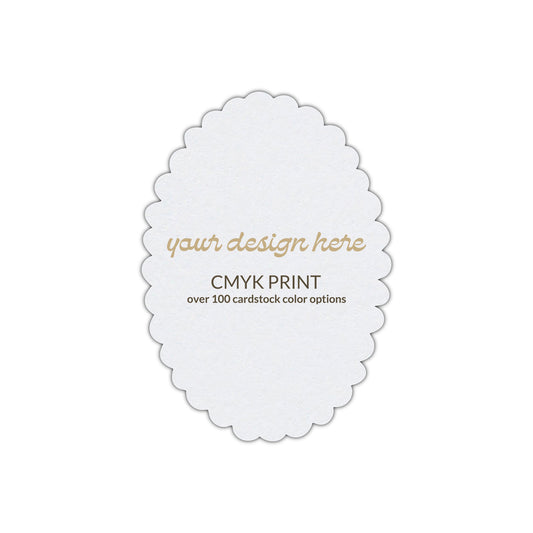 Shape P48 Diecut Card | CMYK Print | 5" x 7"