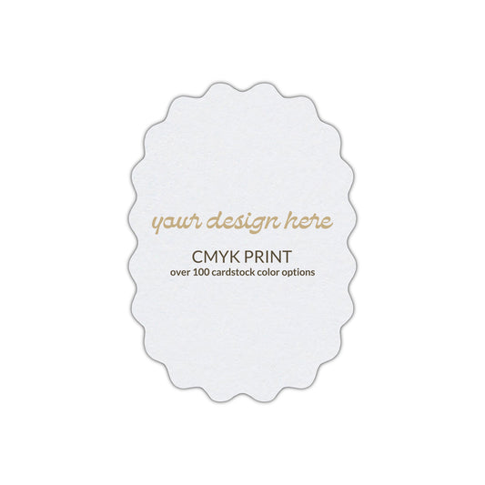 Shape P49 Diecut Card | CMYK Print | 3.5" x 5"