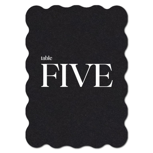 Individually Personalized Wedding Prints on Diecut Cardstock - Shape P49