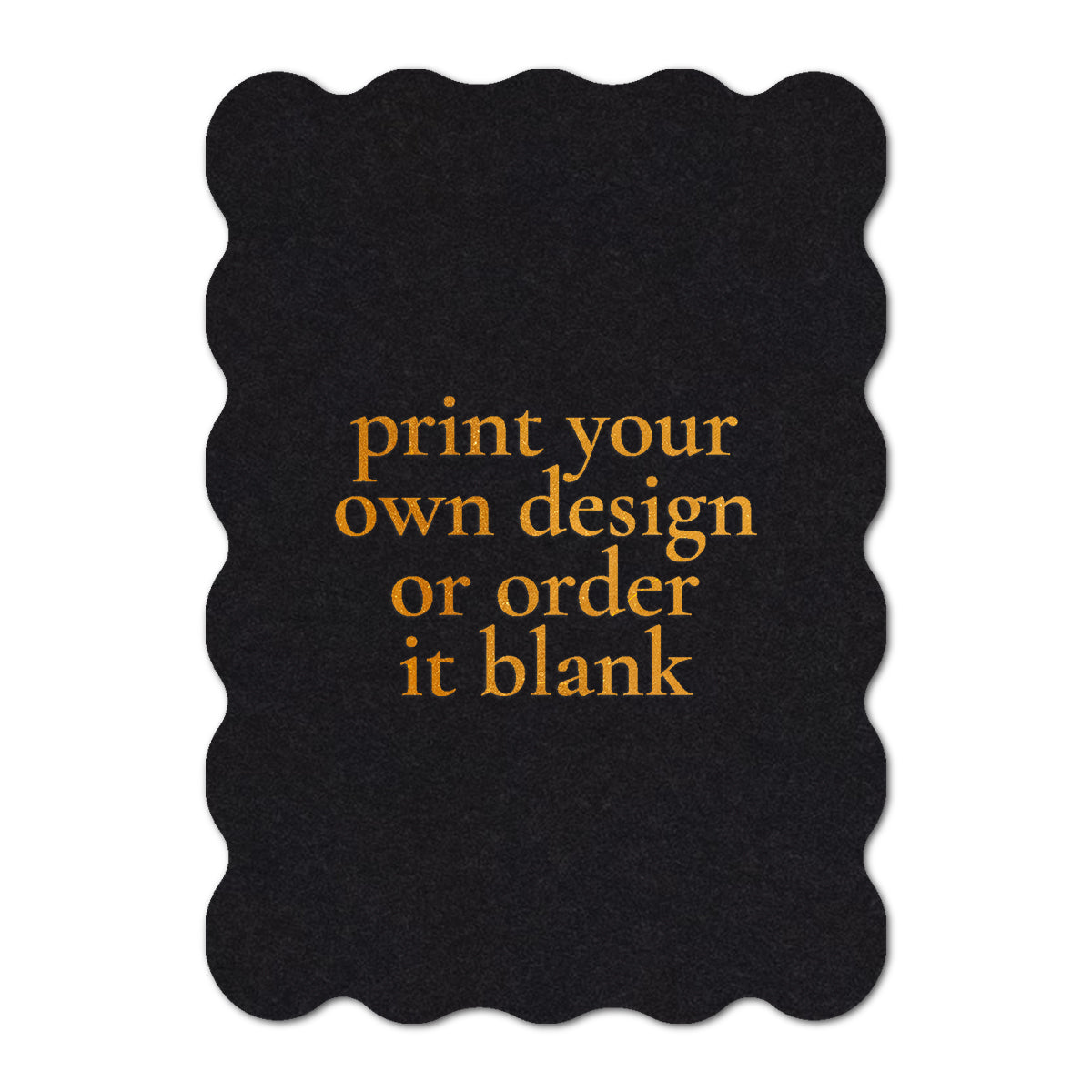 Custom Wedding Prints on Diecut Shaped Cardstock | Shape P49