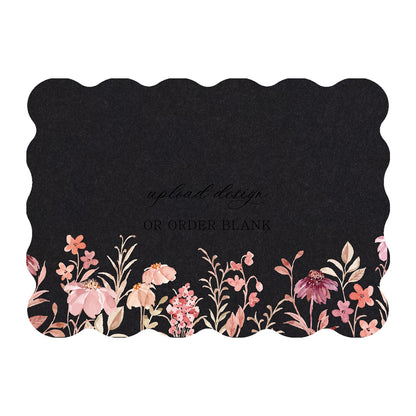 Custom Wedding Prints on Diecut Shaped Cardstock | Shape P49